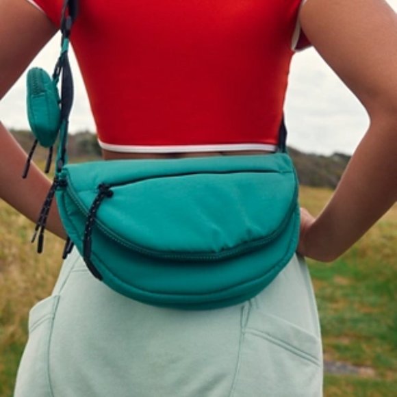 Free People Handbags - NWT Free People Hit the Trails Sling Bag in Spearmint